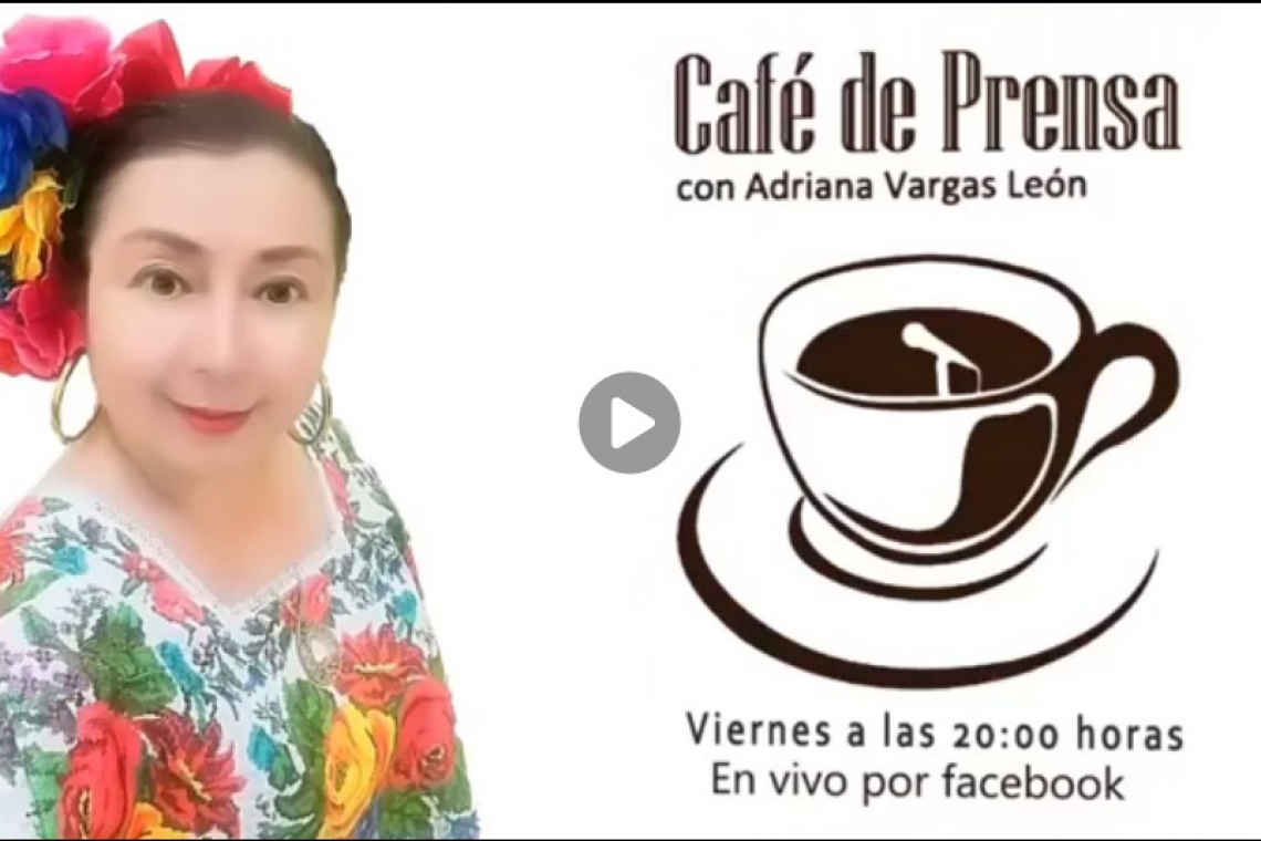 Esto es "Café de Prensa Nocturno" desde la residencia de Adriana