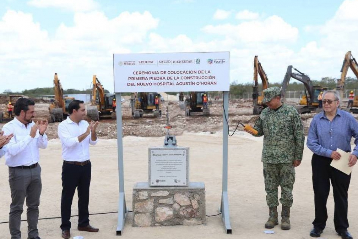 Inició construcción del nuevo Hospital General "Dr. Agustín O'Horán Escudero"