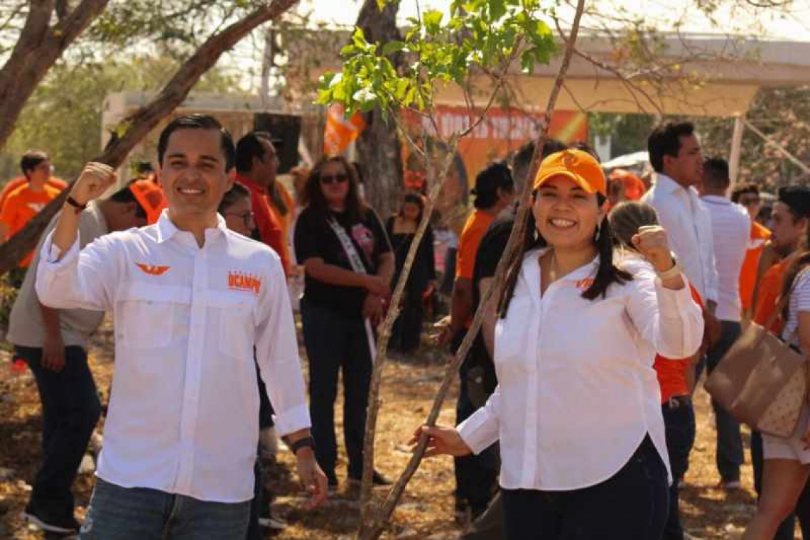 Inicia la campaña naranja por la presidencia municipal de la capital yucateca