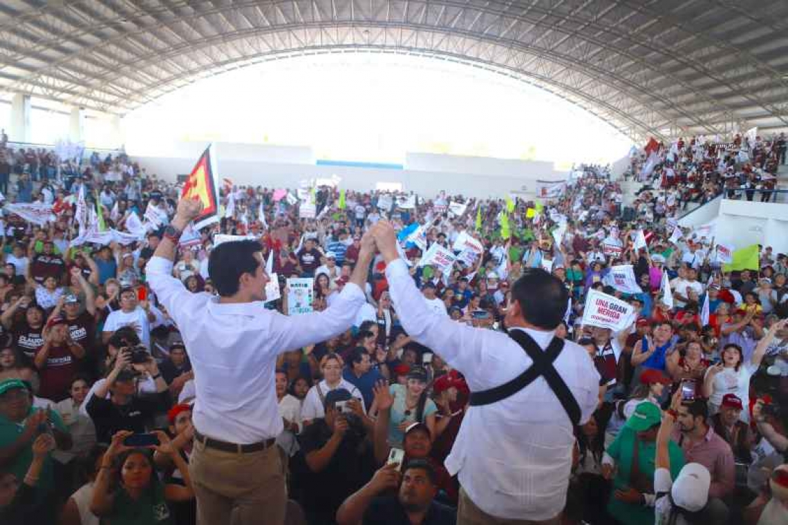 El sur meridano volcó su apoyo a favor de Rómmel y de “Huacho”.