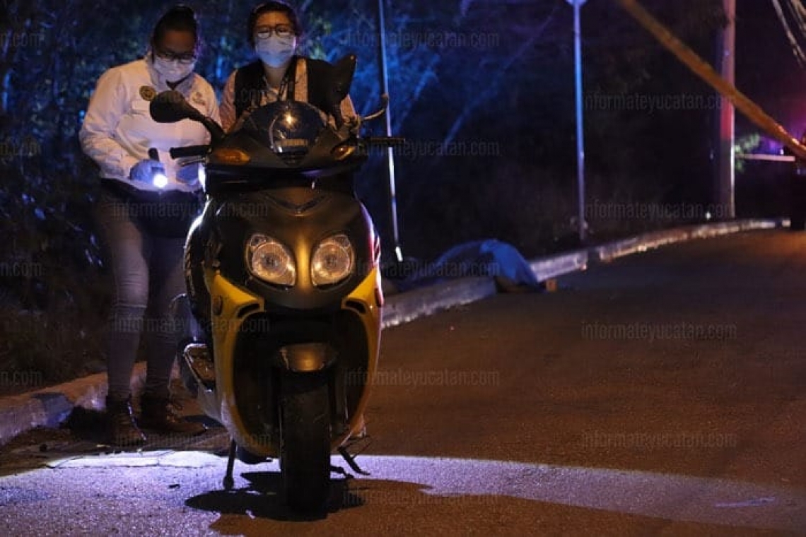 Motociclista murió esta noche en la avenida “Jacinto Canek”