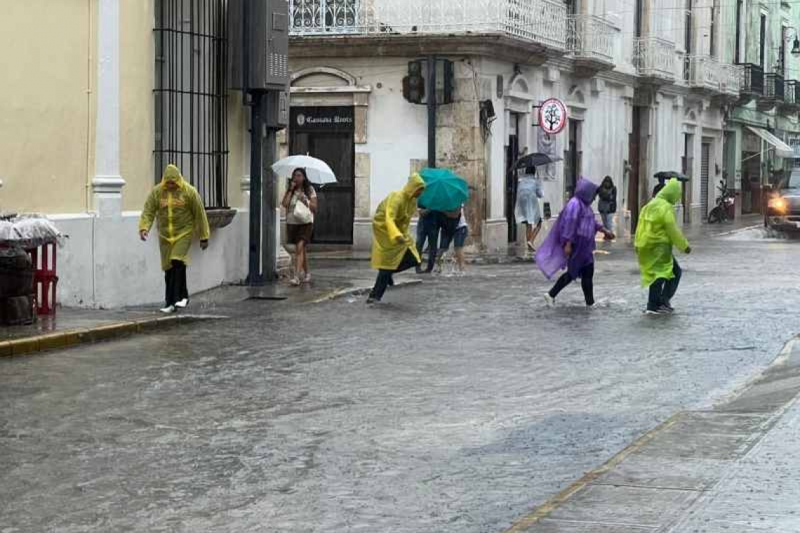 Colosal lluvia vespertina