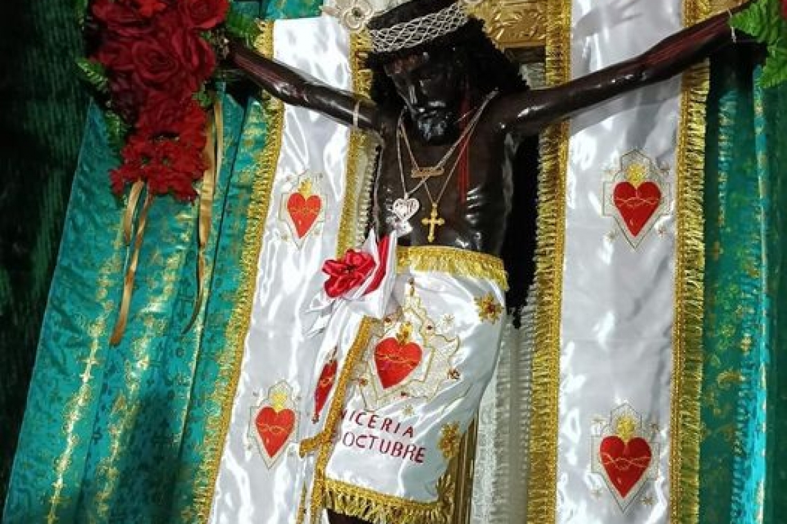 La adoración del Cristo Negro de Sitilpech