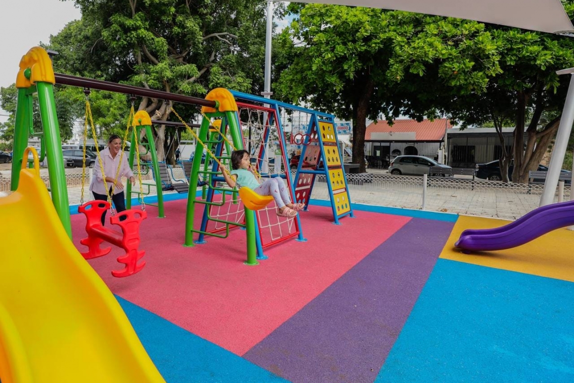 Rehabilitaron un parque en el poniente meridano