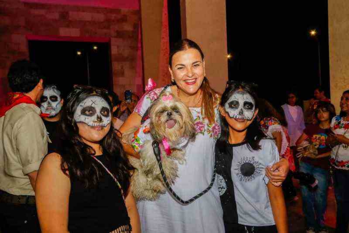 Mascotas muertas también fueron recordadas.