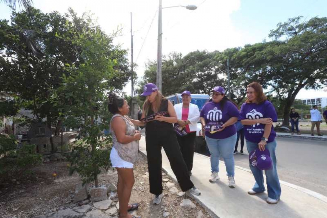 Volanteo masivo con personal de las 31 unidades administrativas para conmemorar el Día Internacional para la Eliminación de la Violencia contra las Mujeres.    