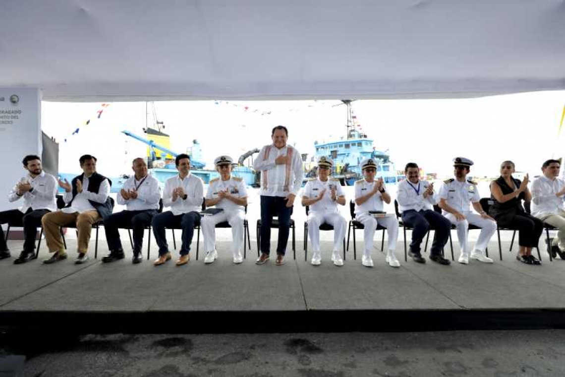 Arrancó el dragado del Puerto de Altura en Progreso