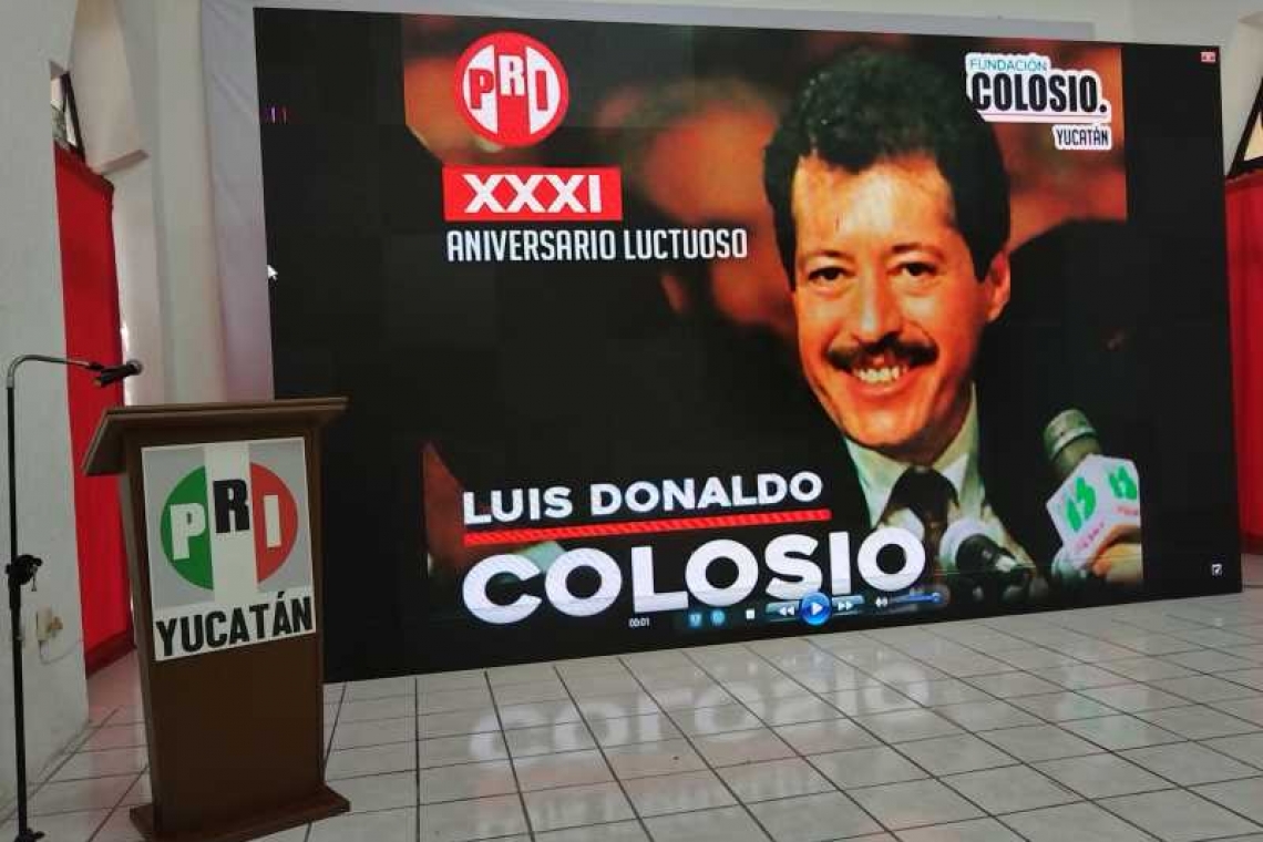 HONRAN LA MEMORIA DE COLOSIO EN SU XXXI ANIVERSARIO LUCTUOSO