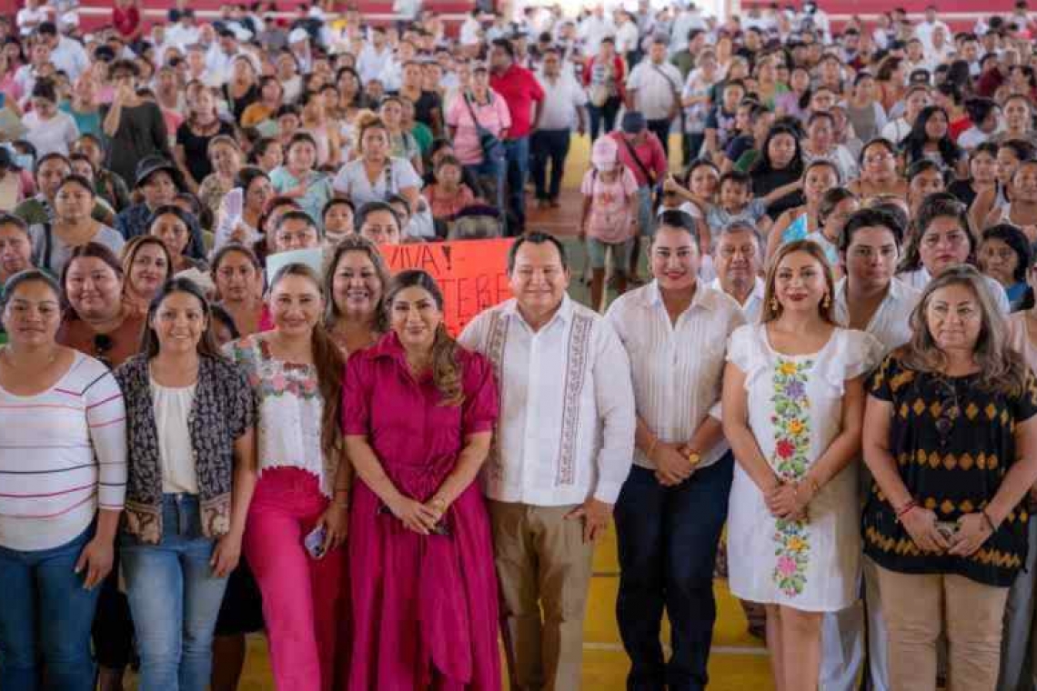 Madres autónomas recibirán apoyo bimestral de dos mil quinientos pesos con tarjeta Elvia Carrillo Puerto