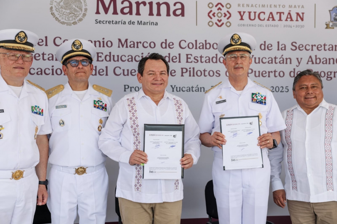 SEGEY Y SEMAR FIRMAN CONVENIO PARA FORMACIÓN DE LAS PRÓXIMAS GENERACIONES EN LA NUEVA UNIVERSIDAD DEL MAR.