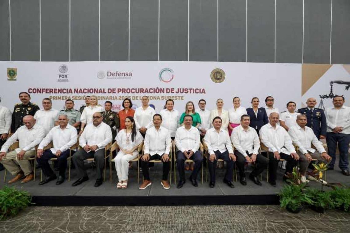 YUCATÁN ES SEDE DE LA PRIMERA SESIÓN ORDINARIA 2025 DE LA ZONA SURESTE DE LA CONFERENCIA NACIONAL DE PROCURACIÓN DE JUSTICIA.