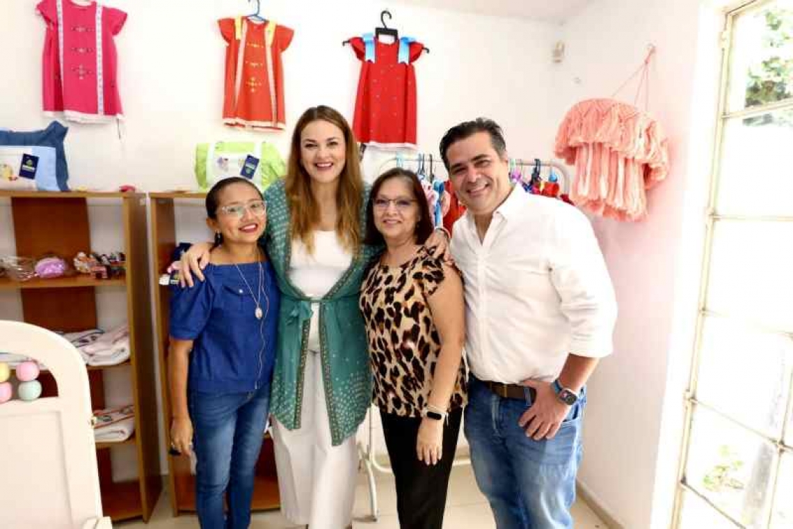 "La Chula" Impulsa a mujeres con microempresas textiles de bordado