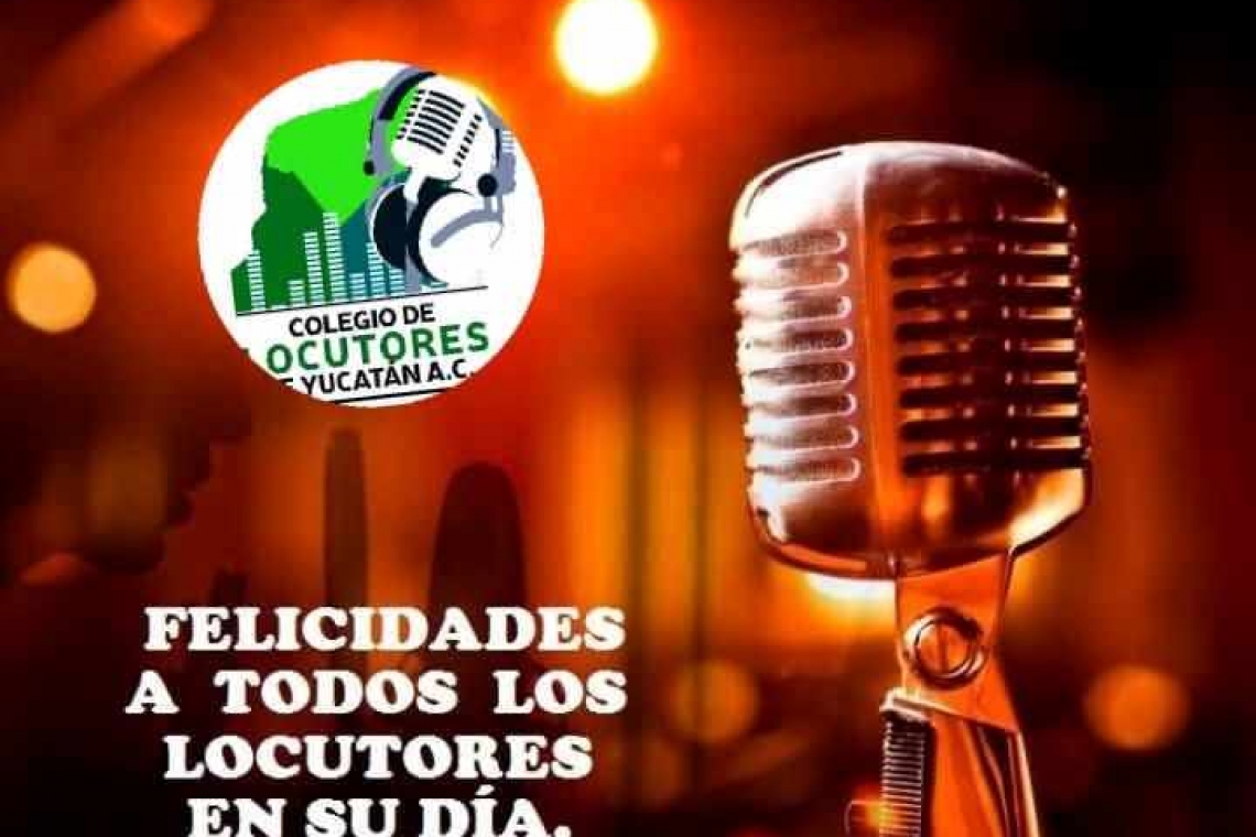 COLEGIO DE LOCUTORES DE YUCATAN ESTA DE MANTELES LARGOS.