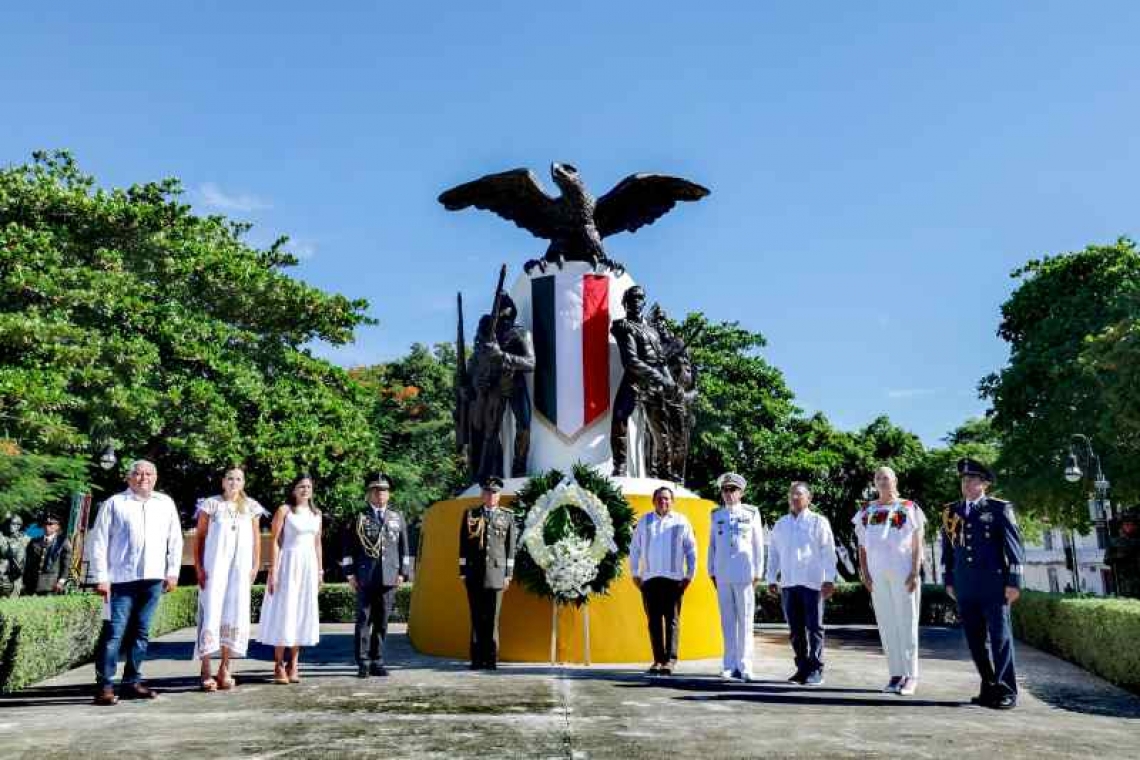 Conmemoran 178 aniversario de la gesta heroica de los Niños Héroes de Chapultepec.