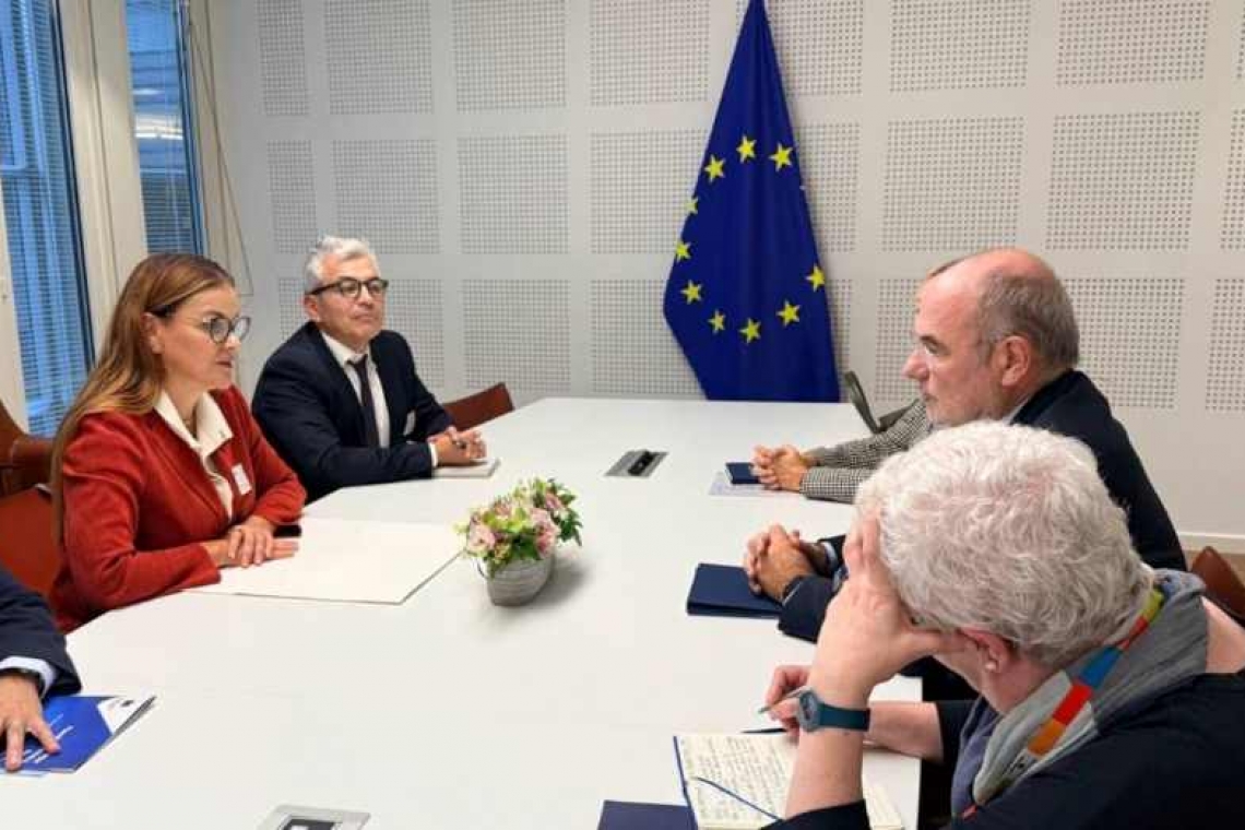 La Alcaldesa de Mérida, Cecilia Patrón presenta proyectos en el Parlamento Europeo durante la Semana Europea de Regiones y Ciudades.