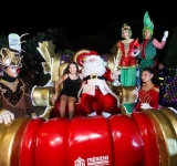 La Navidad llegó el fraccionamiento del Parque en el oriente de Mérida