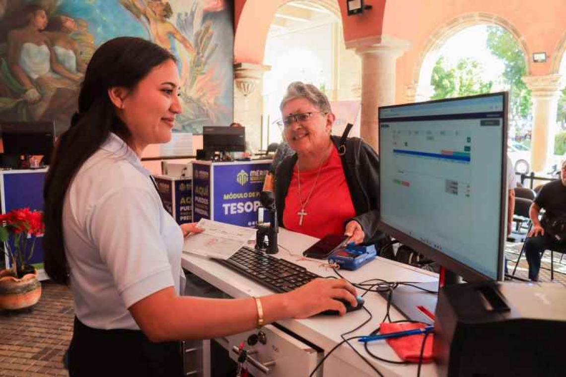 Meridanas y meridanos ya comenzaron a pagar su predial.