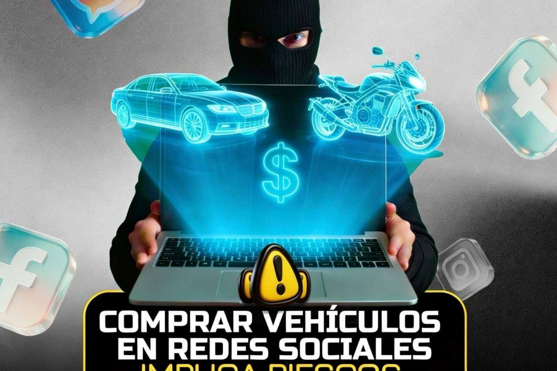 SSP alerta por fraudes en la compra-venta de vehículos y llamado a la prevención ciudadana.