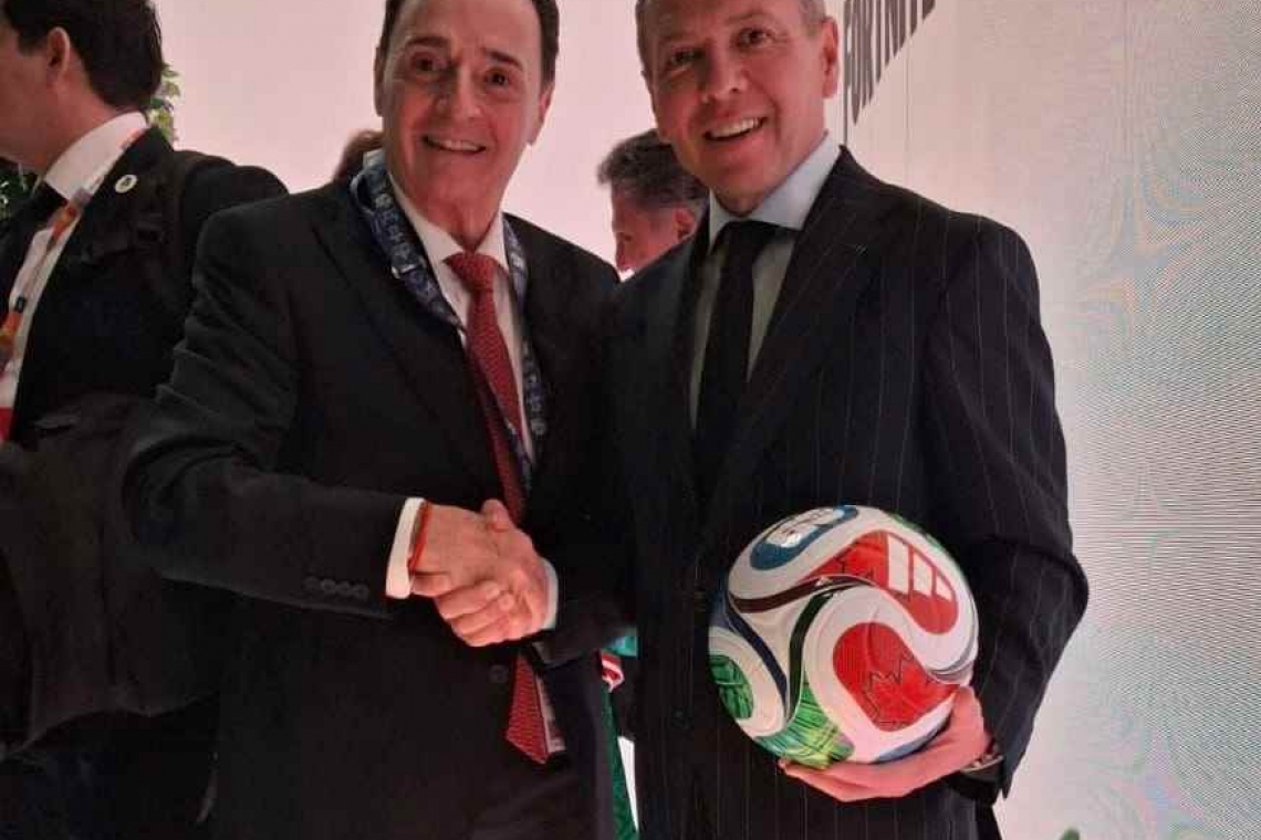  Mérida fortalece su proyección internacional con miras al próximo Mundial de Fútbol.