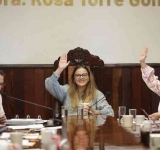   BANCADA DEL PARTIDO OFICIALISTA ANTES DE INICIAR SU TERCERA PLENARIA INFORMA AL COMITÉ ESTATAL DE MORENA SUS RESULTADOS LEGISLATIVOS.