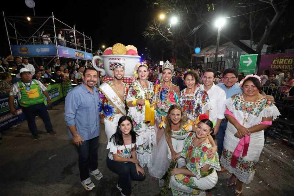  RIQUEZA ARTÍSTICA Y CULTURAL YUCATECA EN LA NOCHE REGIONAL DEL CIRCO CARNAVAL MÉRIDA.