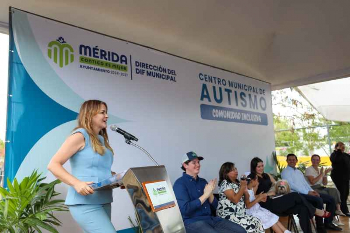 Inaugura Cecilia Patrón el Centro Municipal de Autismo que fortalece la atención a las familias.