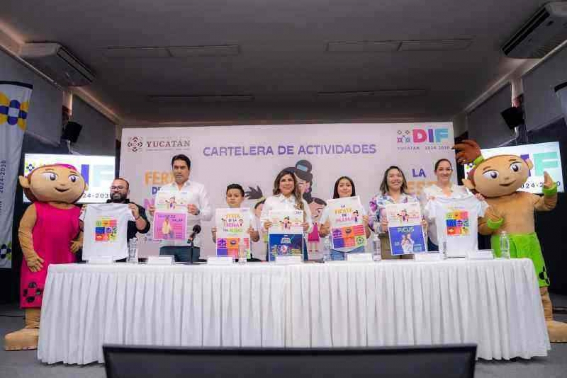 DIF YUCATÁN PRESENTO PROGRAMA DE ACTIVIDADES POR DIA DE LAS INFANCIAS Y LA MADRE.