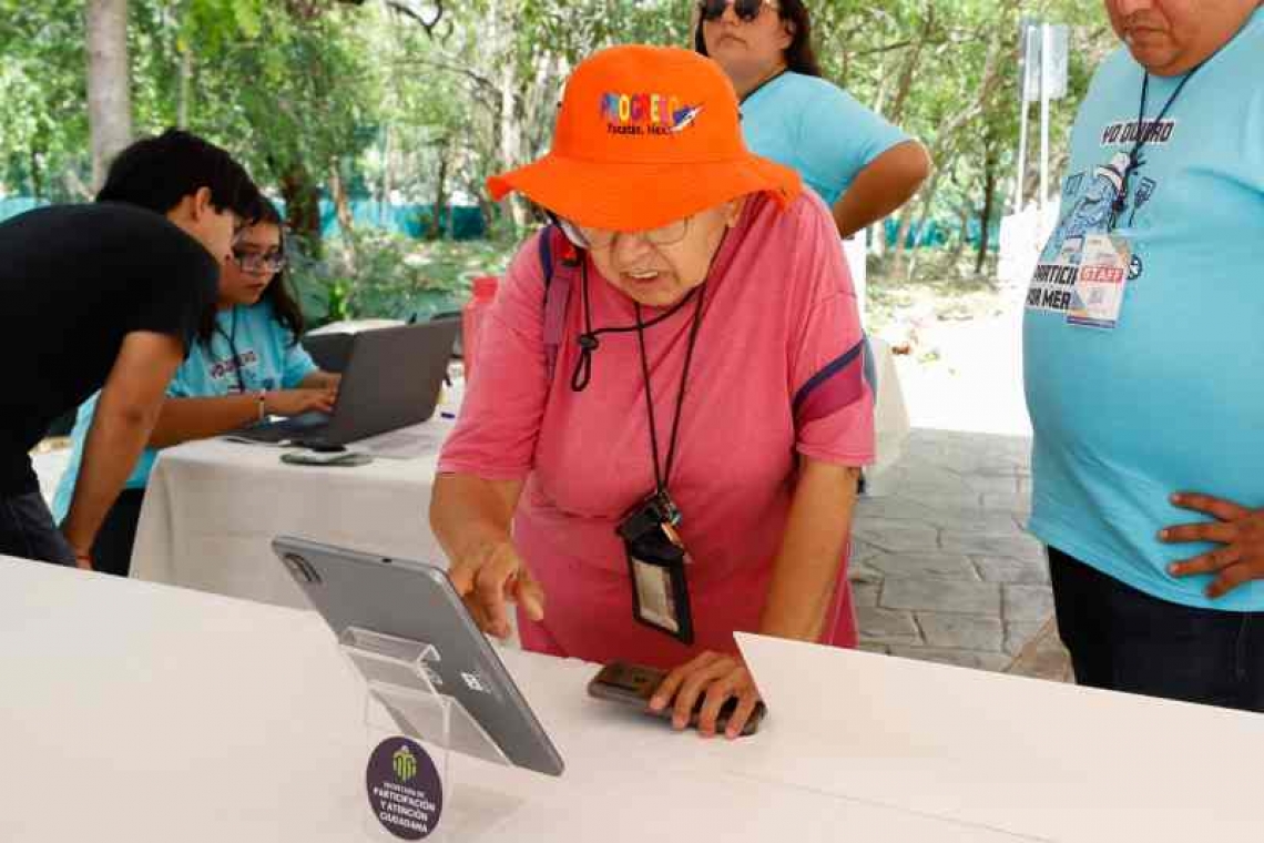 Meridanos fueron ejemplo de democracia participativa, al votar por 129 proyectos en la jornada electoral de "Diseña tu Ciudad 2026".