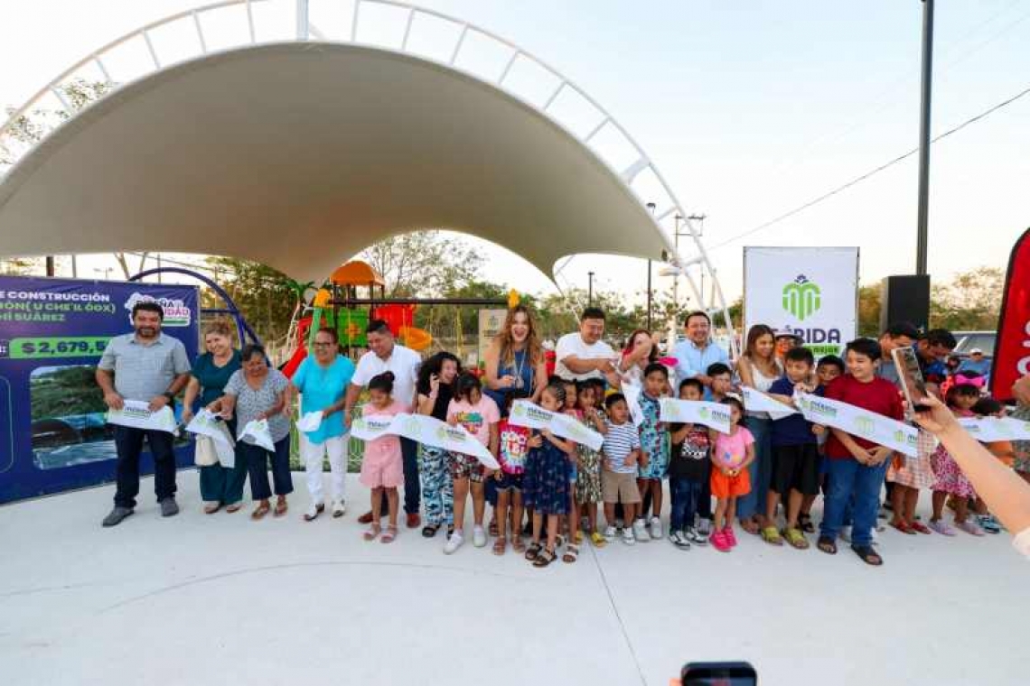 INAUGURAN EL PARQUE 