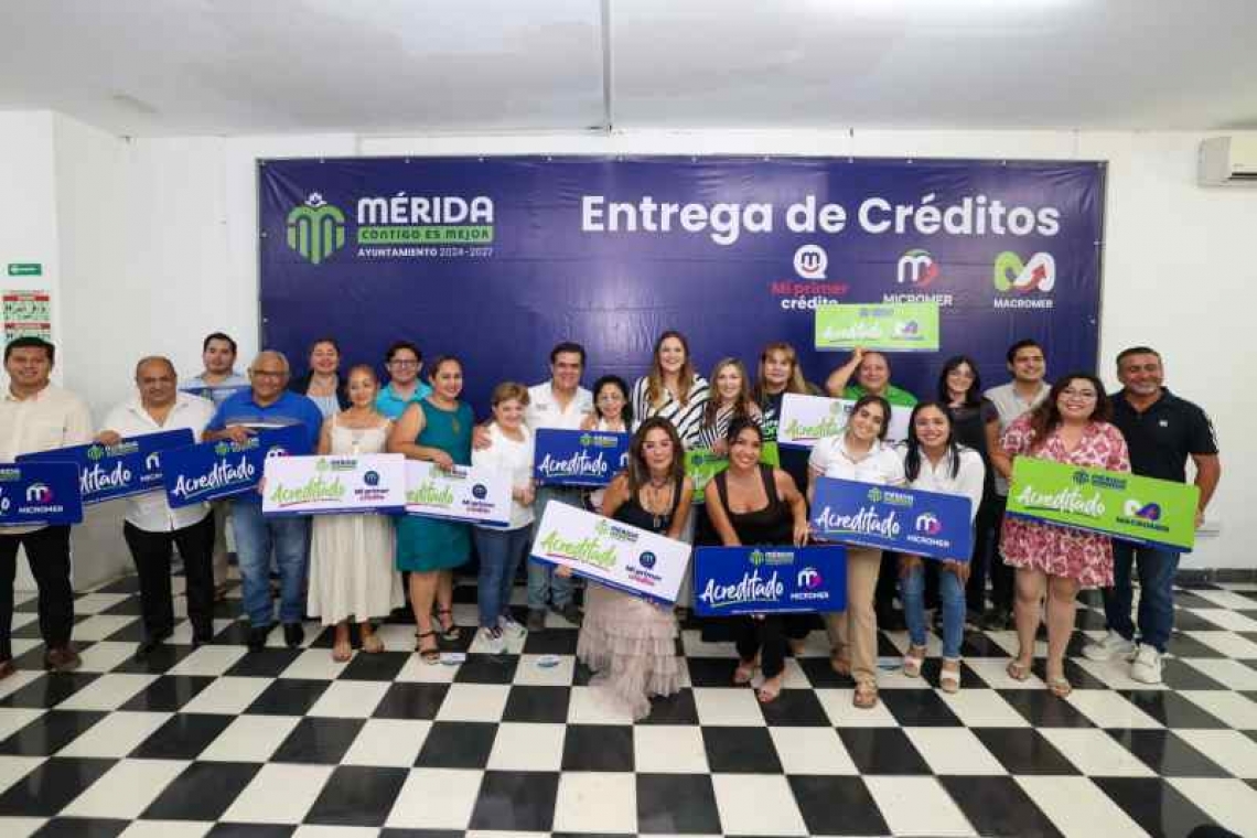 AYUNTAMIENTO DE MERIDA DA MAS CREDITOS PARA LOS NEGOCIOS QUE REQUIEREN CRECER