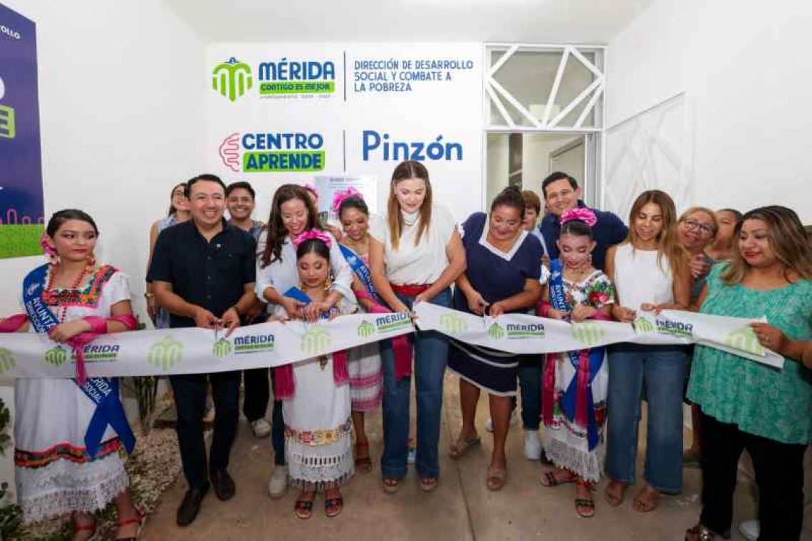   INAUGURA CECILIA PATRON CENTRO APRENDE EN PINZON II -INVITA A LA COMUNIDAD A TOMAR TALLERES, CURSOS, Y ACTIVIDADES GRATUITAS.