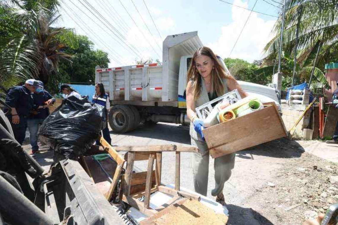 CECILIA PATRON LAVIADA ANUNCIA "DISTRITO MEJORADA" EN EL BARRIO DE MEJORADA.