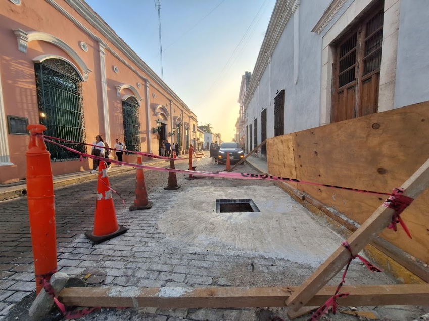 Adoquines de la calle 64 alcanzan 75% de avance