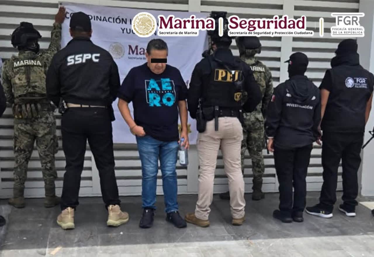 Cae en Yucatán presunto operador financiero tras cuatro cateos