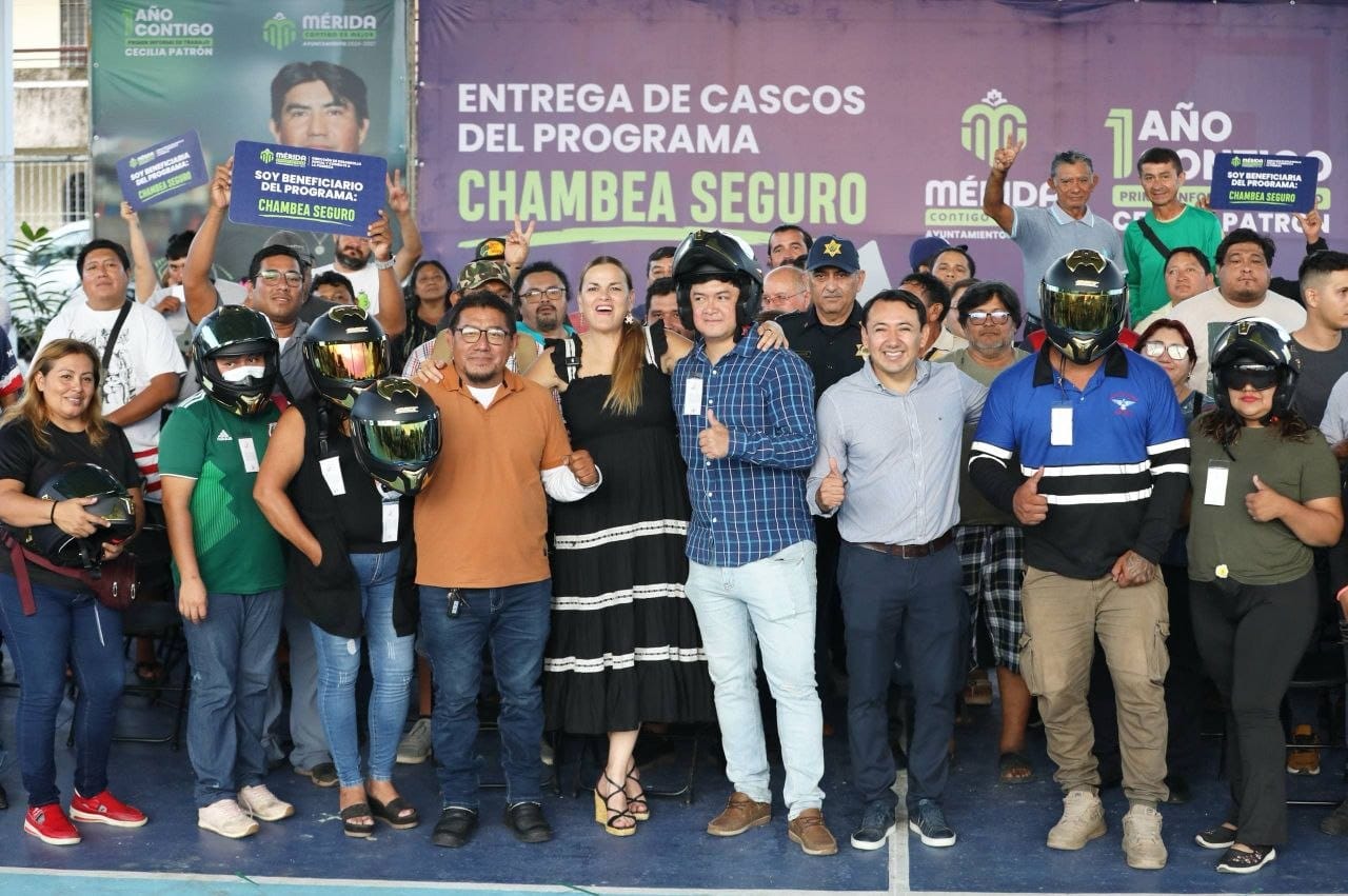Chambea Seguro vuelve a abrir ventanilla: 200 cascos DOT gratuitos para motociclistas del pueblo