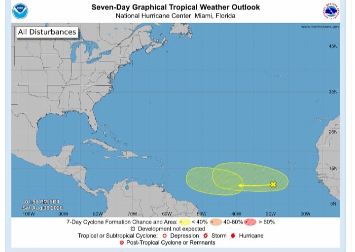 Dos ondas en el Atlántico podrían convertirse en ciclones y llegar al Caribe