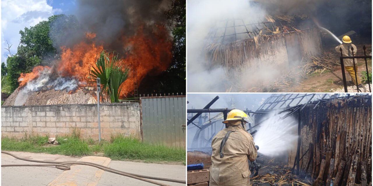 Familia de Peto se queda sin techo tras incendio de humilde vivienda