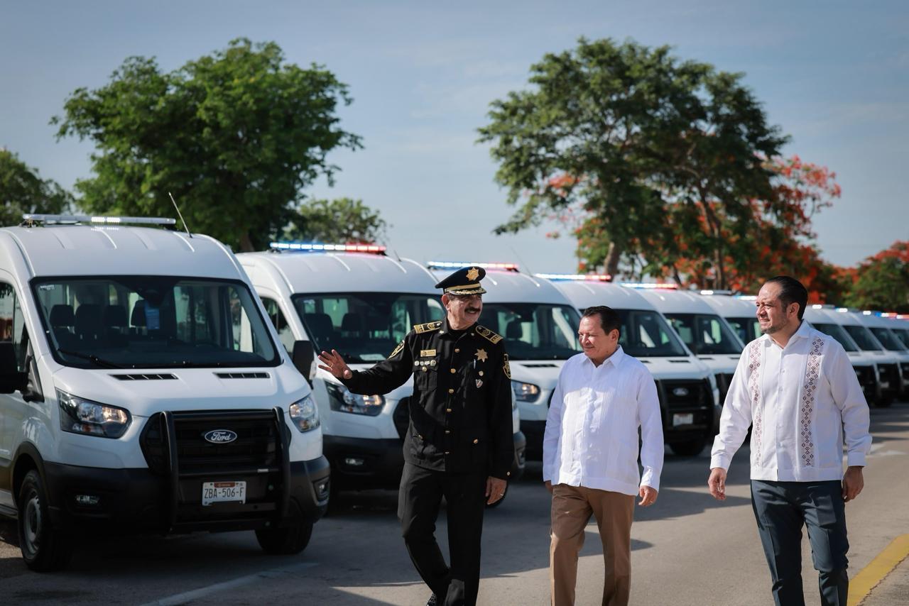Renacimiento Maya fortalece la seguridad municipal con 31 unidades para 30 ayuntamientos de Yucatán