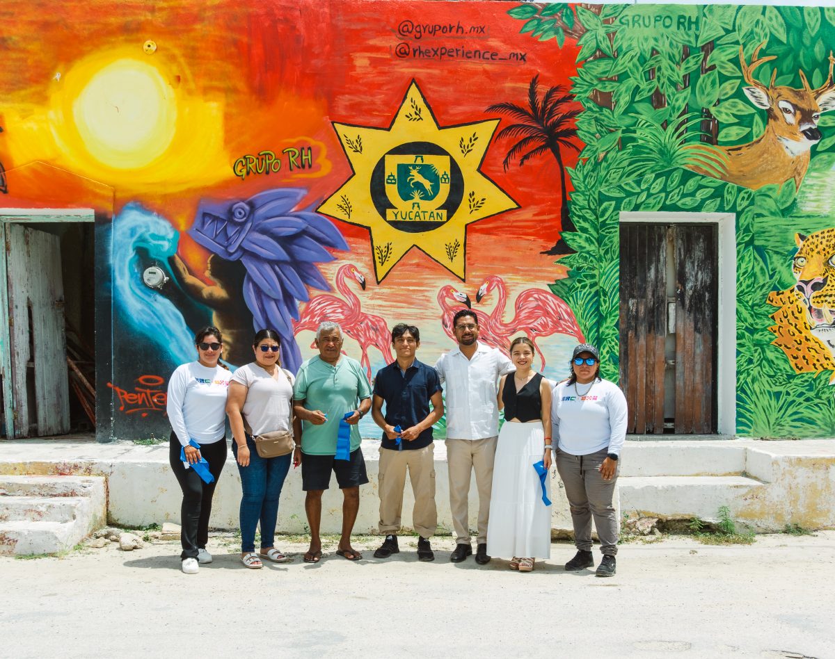 Muraliza Yucatán llena de arte e identidad a Dzilam de Bravo