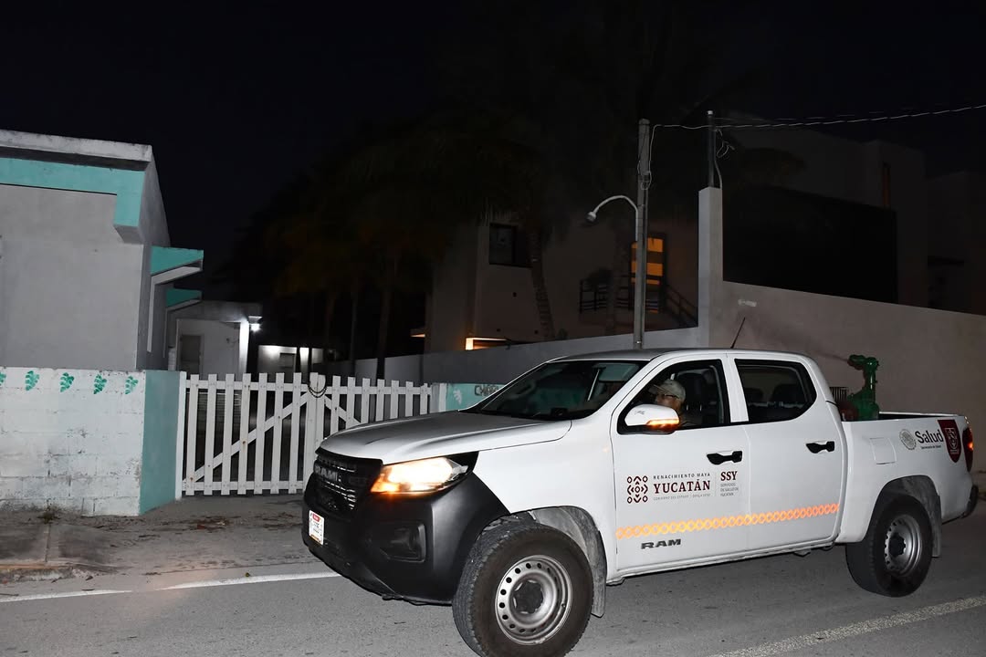 Operativo Costa de la SSY fumiga 16 localidades del litoral yucateco contra el dengue durante la temporada vacacional